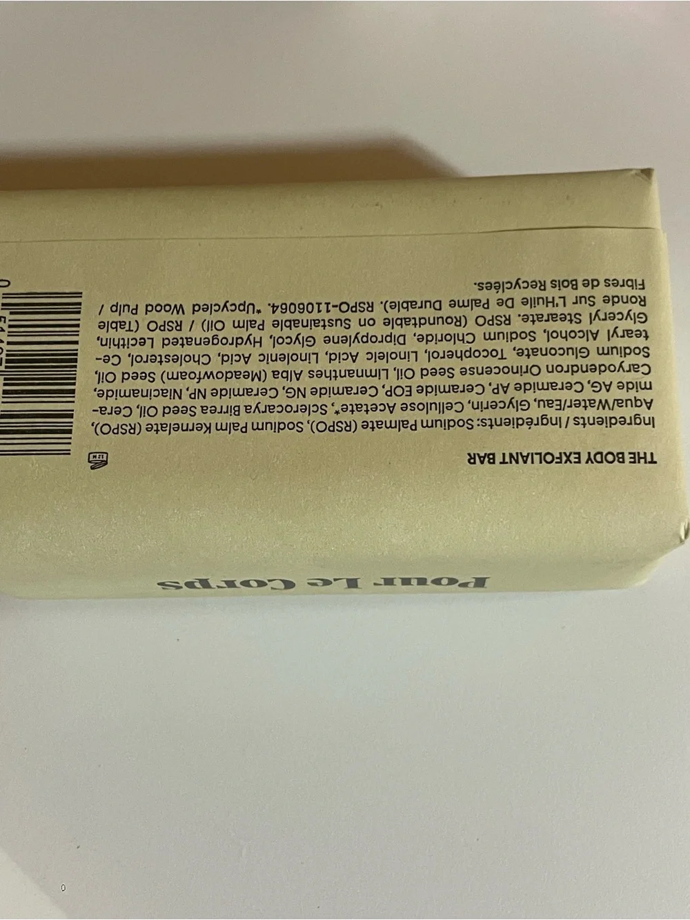 Necessaire body exfoliant